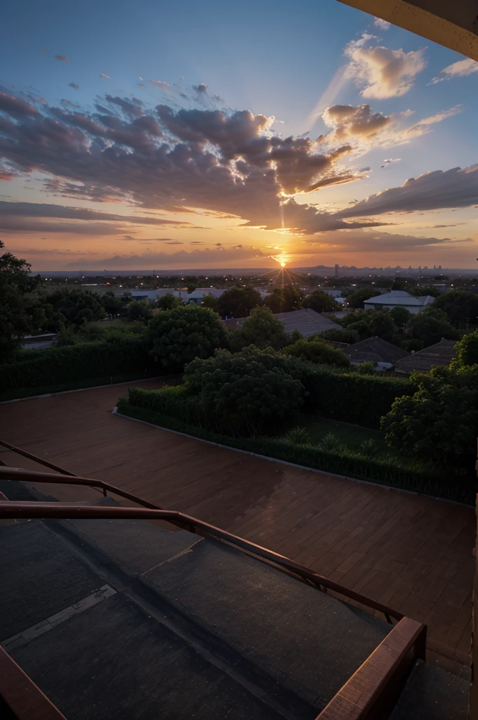 Beautiful sunset view