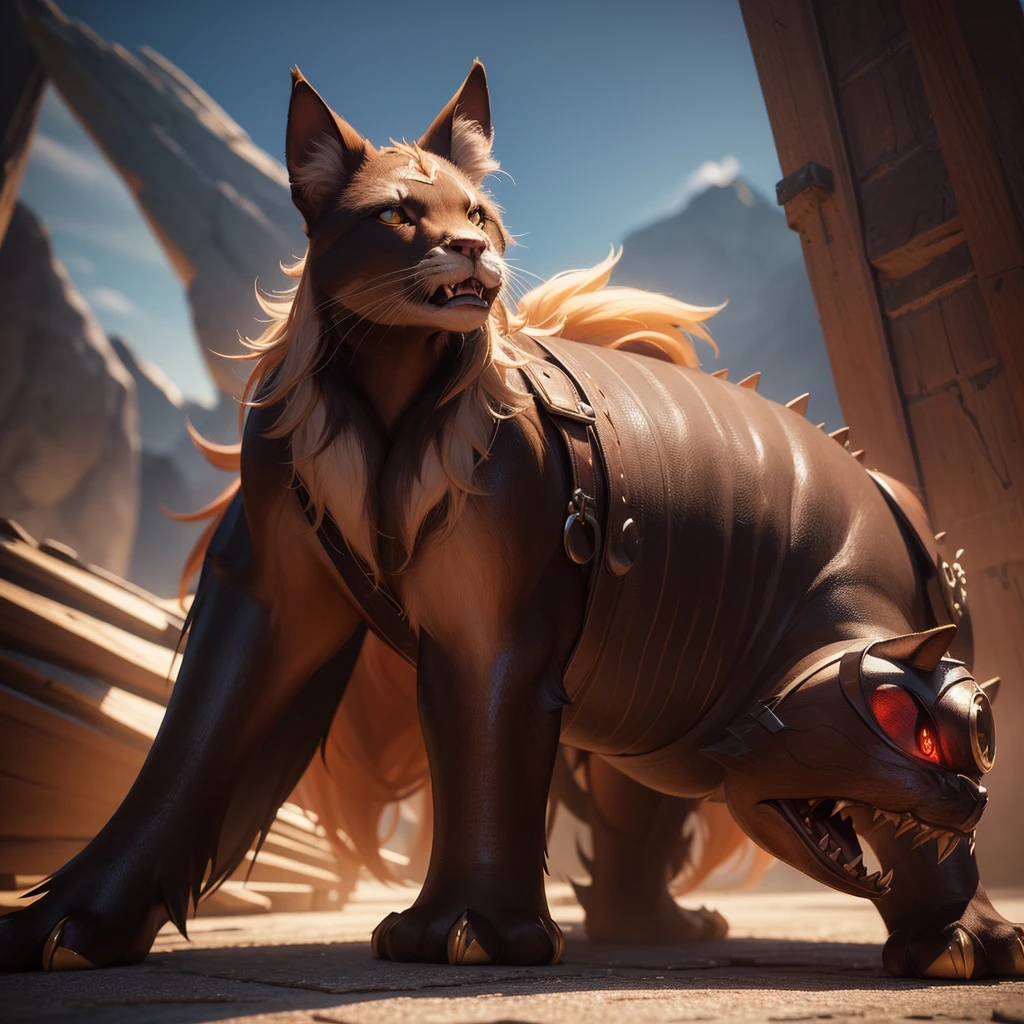 ((3d full body ))game characters wearing animal skin highly detailed neko shark, (best quality,4k,8k,highres,masterpiece:1.2),ultra-detailed,(realistic,photorealistic,photo-realistic:1.37),extremely detailed face and eyes, beautiful detailed eyes, beautiful detailed lips, longeyelashes, 1girl, animal ears, animal tail, sharp fangs, claws, scales, fur, leather, highly detailed lighting, dramatic lighting, cinematic lighting, vivid colors, fantasy art, concept art, digital painting, running shoes