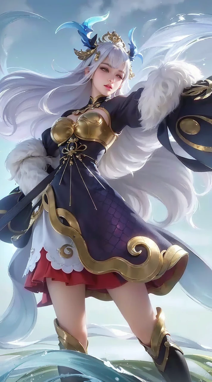 (8k, RAW photo, photorealistic:1.25) ,( lipgloss, eyelashes, gloss-face, glossy skin, best quality, ultra highres, depth of field, chromatic aberration, caustics, Broad lighting, natural shading,) looking at viewer with a serene and goddess-like happiness