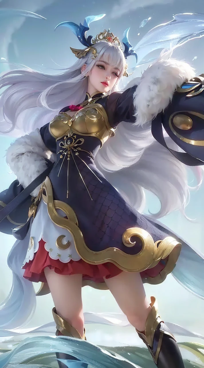 (8k, RAW photo, photorealistic:1.25) ,( lipgloss, eyelashes, gloss-face, glossy skin, best quality, ultra highres, depth of field, chromatic aberration, caustics, Broad lighting, natural shading,) looking at viewer with a serene and goddess-like happiness