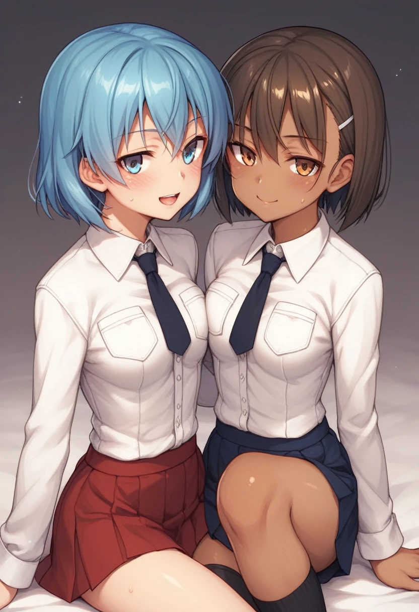 (((dark tan skin)))
dark-skinned female, tanned Dark brown skin Strike Witches Kaneshiya Shitara Blazer uniform on top Black Slingshot Shyness Medium Hair Love Juice classroom women only メンバーAll of them have dark brown skin. Blue hair and light blue hair All of them have dark brown skin. All of them have dark brown skin. 死の恐怖 2girls Popular on pixiv Popular on Fantia