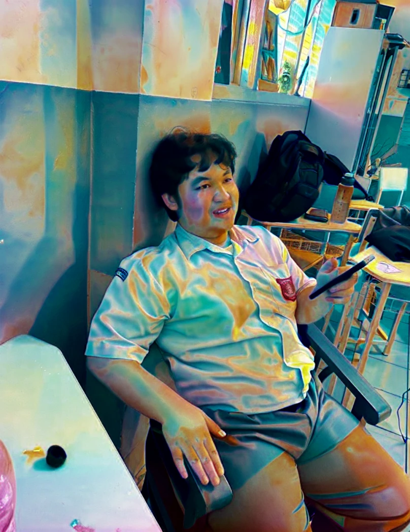 (​masterpiece:1.3), (8K, Photorealsitic, Raw photography, Top image quality: 1.4), Japan high school girls、(Random hairstyles:1.2)、cleavage of the breast:1.2、Super Detail Face、Eye of Detail、double eyelid、Bring your chest together、sharp focus:1.2、prety woman:1.4、light brown hair、top-quality、​masterpiece、超A high resolution、(Photorealsitic:1.4)、Highly detailed and professional lighting smile、Loose and light knitwear、Shoulder out、slender、serious  expression、short-haired、Fatal position