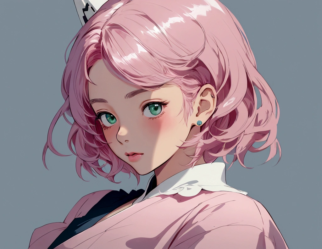 Alisa Bosconovitch, best qualityer, contemporary, flat style, minimalism, Illustrates??the green-eyed plane, pink  hair, shorth hair, multicolored wildly hair, black jersey, mechanical wings, Close-U head portrait, pointed chest, neckleace, super neckleace, medium breasts, tekken，pink  hair pastel, 1 girl, in kimono, hand painted，Colorless line drawing, pastel yandere colorful, tekken, Garota super fofa com pink  hair e maquiagem gótica ao lado, with maid outfit，slender figure，chunky，He sat on the floor，Dressed in pink and white maid outfits，Very Shorthair，with cat ears，quadratic element，, pink kawaii in 1910 era clothing, Alisa Bosconovich&#39;pink lips, no style da soft core palette aurorapunk, an anime illustration of your face, animated gifs, hand drawn animation, charming sketches, smooth and shiny, hazy romanticism, style blowouts, white background - ar 1:1 - niji 5 - expressive style --s 50 , Pink kawaii in the 1920s clothing eraPink eagles, wearing a bright white shirt, no style da soft core palette aurorapunk, an anime illustration of your face, animated gifs, hand drawn animation, charming sketches, smooth and shiny, hazy romanticism, style blowouts, white background - ar 1:1 - niji 5 - expressive style --s 50, absurdrez, Cao Cao, ultra detailed, (1 girl:1.3), break , Design an image featuring beautiful calligraphy
