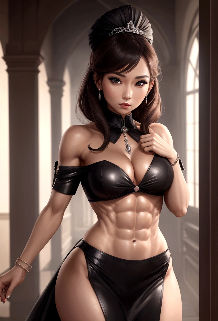 woman at your service abs