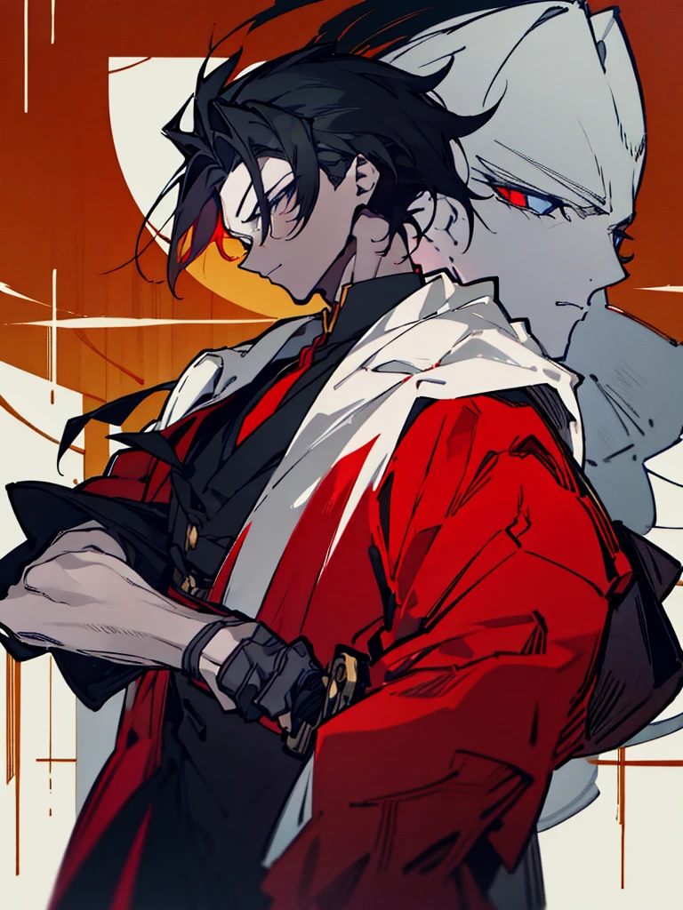 there is a drawing of a man with a horned head, demon samurai mask, demon samurai, demon samurai warrior, samurai with demon mask, samurai mask, black bull samurai, portrait of a cyberpunk samurai, oni mask, inspired by Kanō Sanraku, oni horns, kabuto, samurai portrait, detailed matte fantasy portrait, cyborg samurai