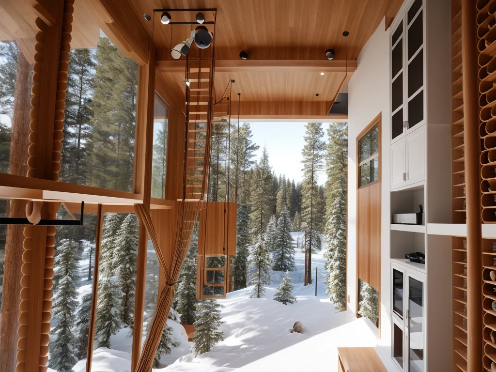 rendering living room, slidingdoor, ceiling beautiful, 