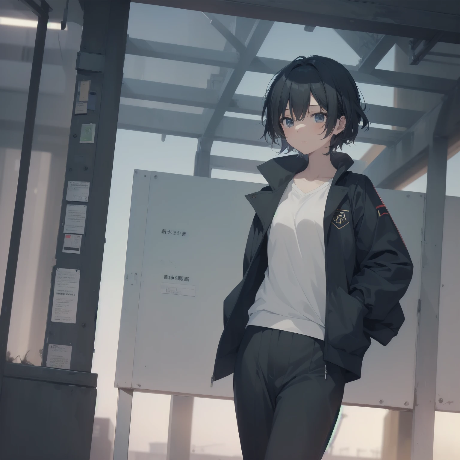 ultra-absurdres-Top quality by artist God, ultra-detailed, high resolution, anime moe artstyle, best anime 8k konachan wallpaper, pixiv contest winner, pool:2810, perfect anatomy,break, 1girl, (Please draw a girl walking sleepily to school alone. )break,(Solo,little female, 13-year-old:1.3),Full limbs, complete fingers,a junior high school student, (very short hair), short cut, flat chest, , small butt, small black eyes, beautiful detailed eyes, well-proportioned iris and pupils, expressive eyes, highres detailed hair, soft expression, salor school_uniform, sailor collar, serahuku, bow, pleated skirt,(Detailed Lighting), (Detailed background), in the School commute route. break,super detailed skin, Best cinematic lighting powered by famous artist, 8k,beauty illustration,photoshop_(medium),very aesthetic,break,((artist:wa_(genryusui) )), artist:clamp ,artist:carnelian ,artist:kantoku ,
