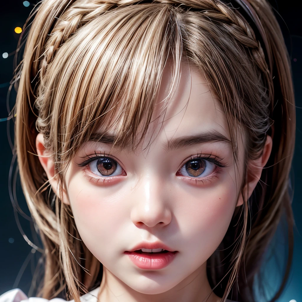 NSFW, 8k, High-level, absurd, masterpiece, best quality, primitive, very detailed CG, very detailed wallpaper, perfect lighting, Extremely detailed (((The personifying " zombie " as a ))), MysticSight, Tyndall effect, Tyndall scattering, Studio gray background with (many Dazzling RainbowColor particles BokeH:1.28), (RoundlyButts, ThighGap), (Exposed:0.4), (Assfocus with looking ahead), BREAK (NOGIZAKA face variations) Extremely Detailed very KAWAII face variations, perfect anatomy, Childish, captivating gaze, elaborate detailed Eyes with (sparkling highlights:1.28), long eyelashes、Glossy RED Lips with beautiful details, Coquettish tongue, Rosy cheeks, Radiant PearlSkin with clear transparency . { (Dynamic LifeLike expressions:1.4) | :d) }, (large eyes:-1) .