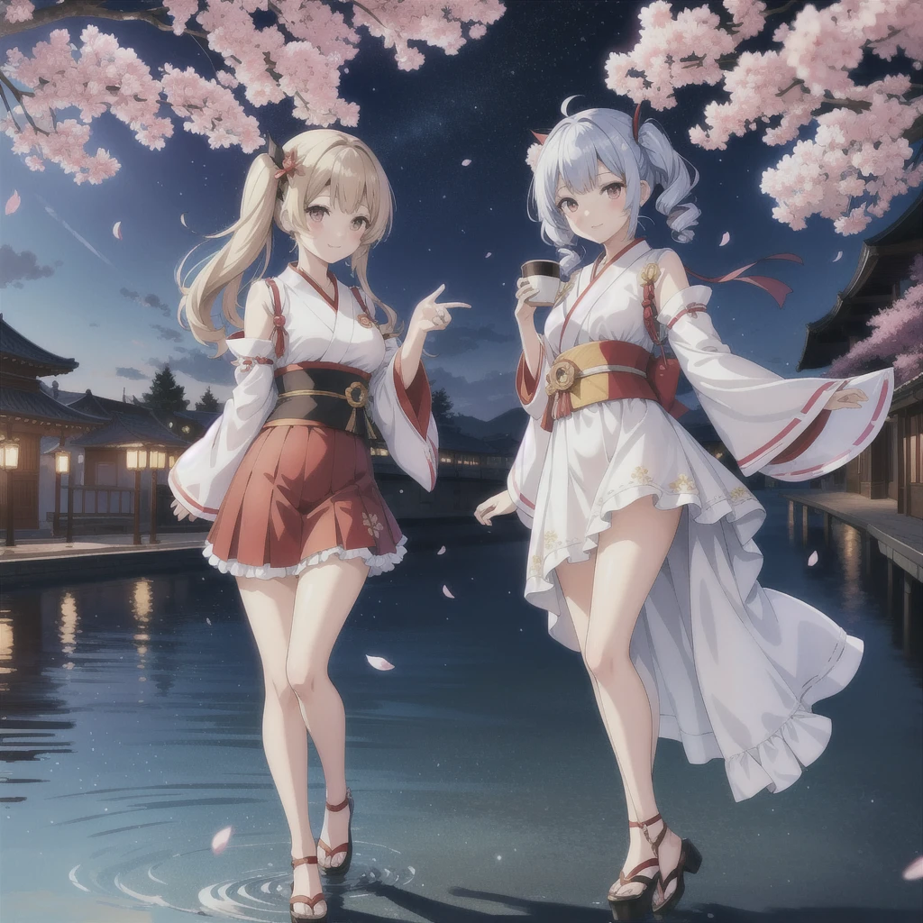 firework、kimono、cherry blossoms、anime,One Girl, coffee,cream,smile,mini skirt,From the Azur Lane video game, とても美しいanimeの猫の女の子, Azur Lane Style, Azur Lane characters, 美しいanimeの猫娘, 美しいファンタジーanime, Charming cat girl, かわいいanimeの猫娘, animeスタイル 4k, animeファンタジーアートワーク