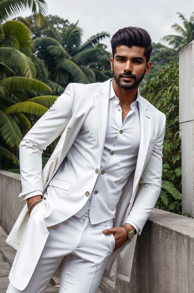 Kerala male white skin wearimg coat and suit age 30