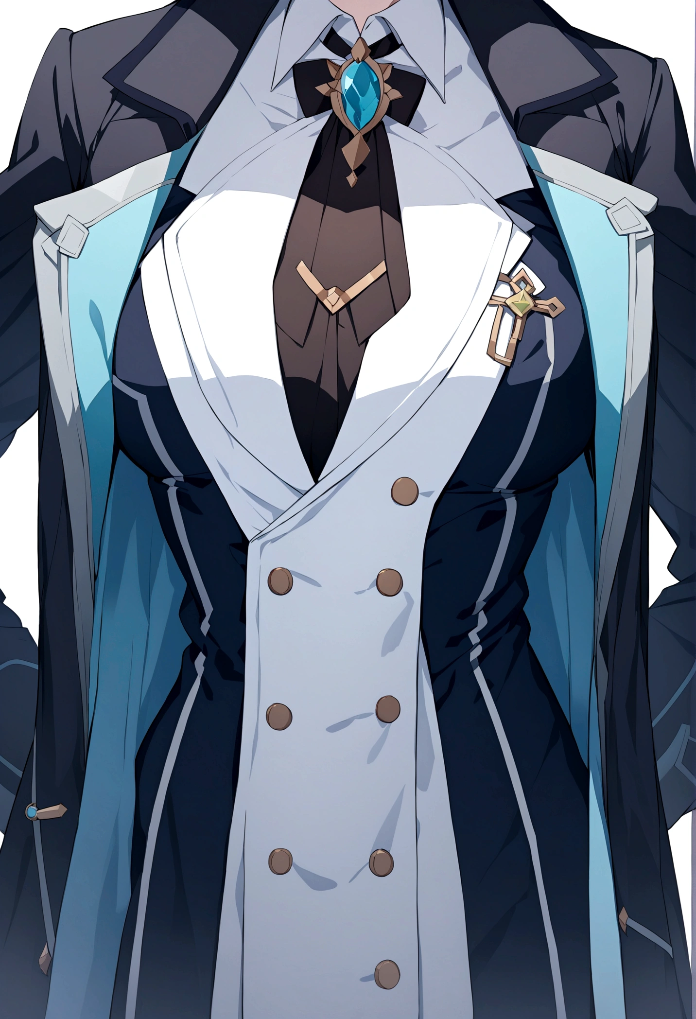 Tignari from the game Genshin impact dressed in a doctor's coat