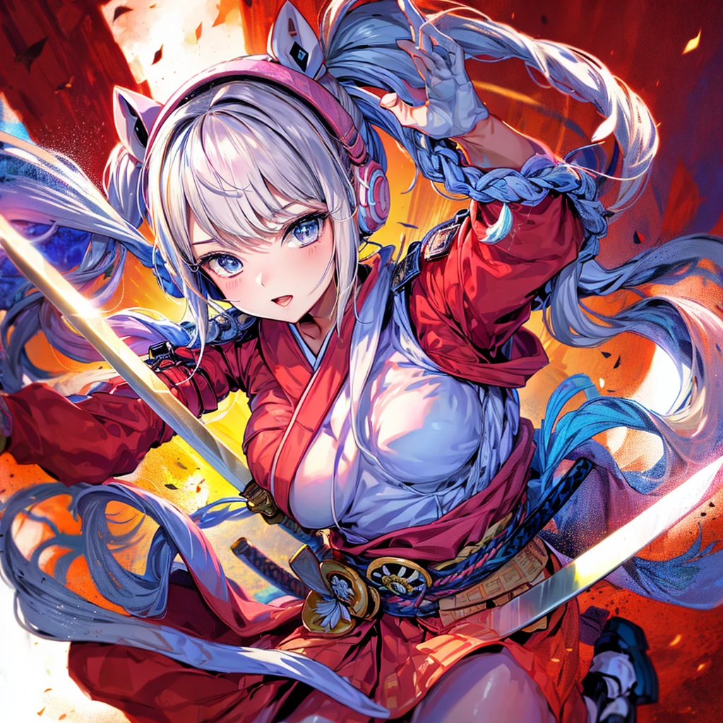 Japanese style with sword