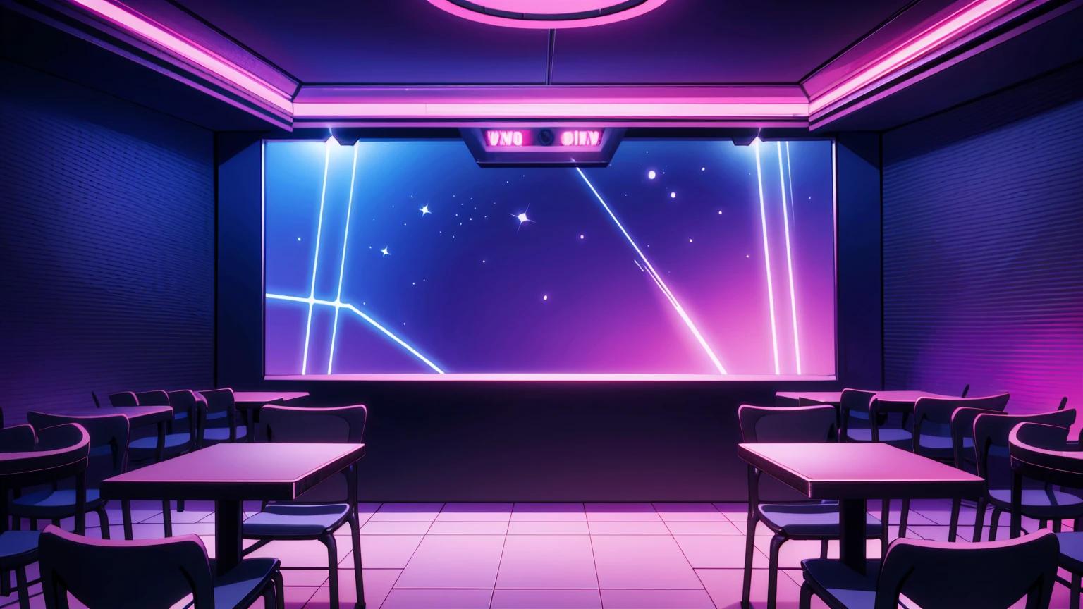 Strip bar interior background,,,masterpiece,game CG,アニメ,Unmanned, No human,background,,,, stage, pole dancing stage, dark, night, obscene, pornographic, suspicious atmosphere