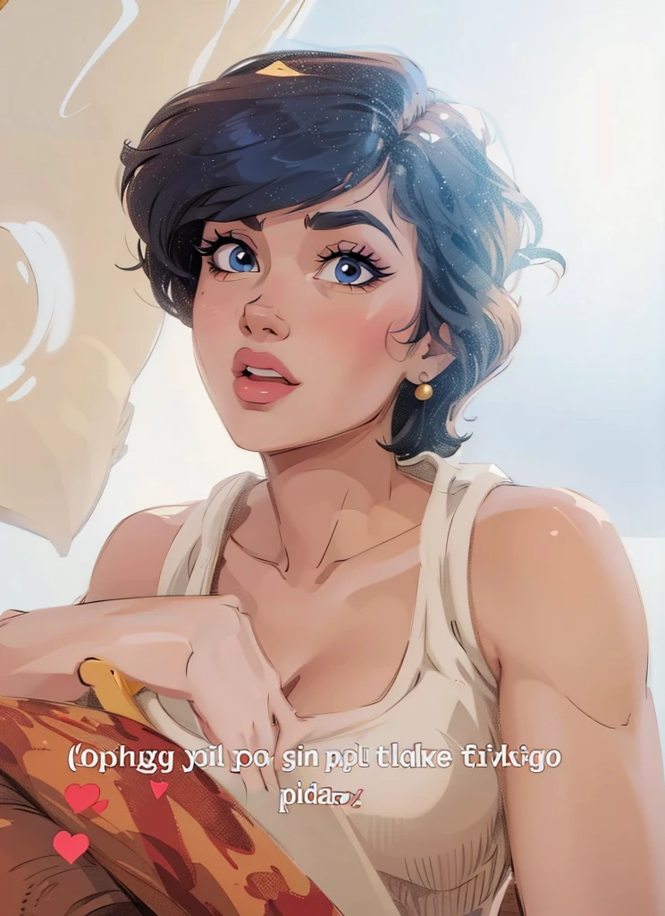turn this girl to cartoon style, 2D cartoon style, beautiful girl