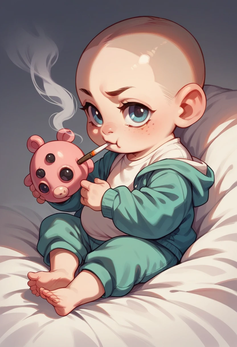 Prottoy baby smoking