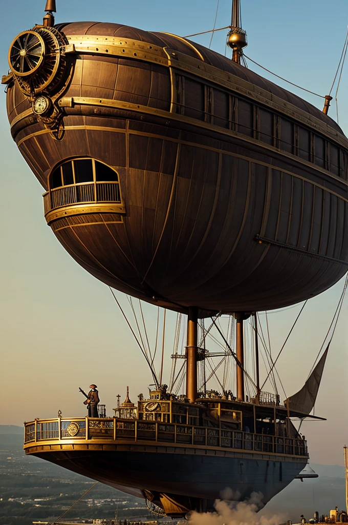 steampunk airship