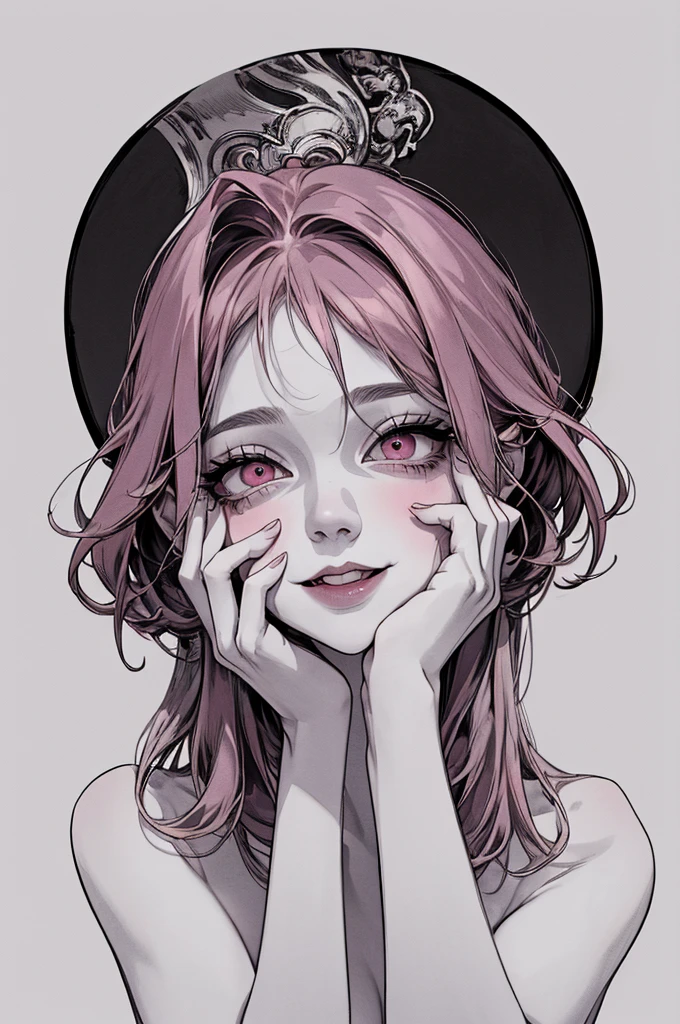 pissy,spread pussy,Uterus,pussy,public hair,footjob、,whole body、Highest quality, (Background details), High Contrast, Very beautiful woman, topless、Detailed original illustrations、functional、Delicate face、Fascinating、Villainess、sexy、Real breasts、Crazy Smile, Crazy Eyes、Beautiful line art