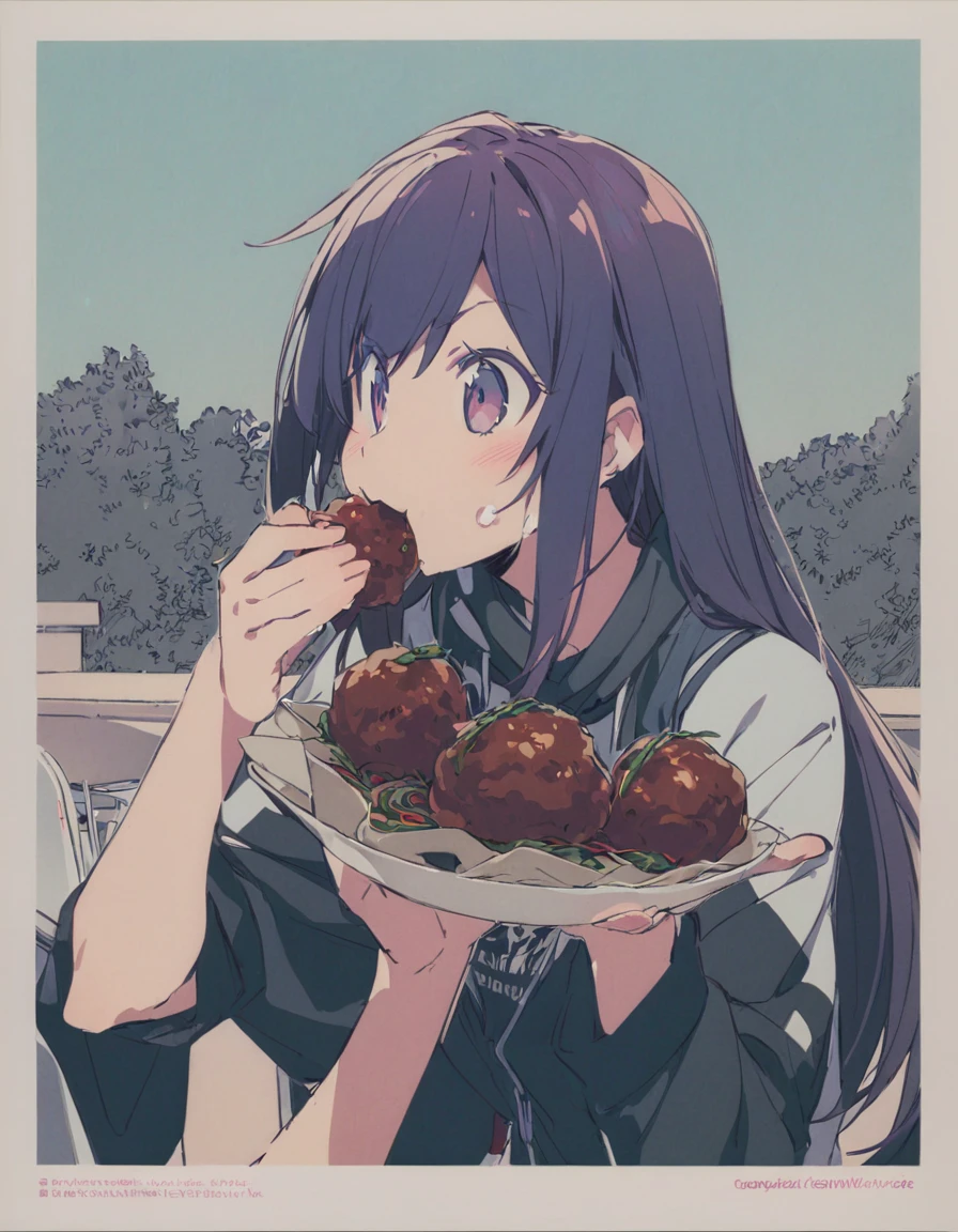  eating meatballs