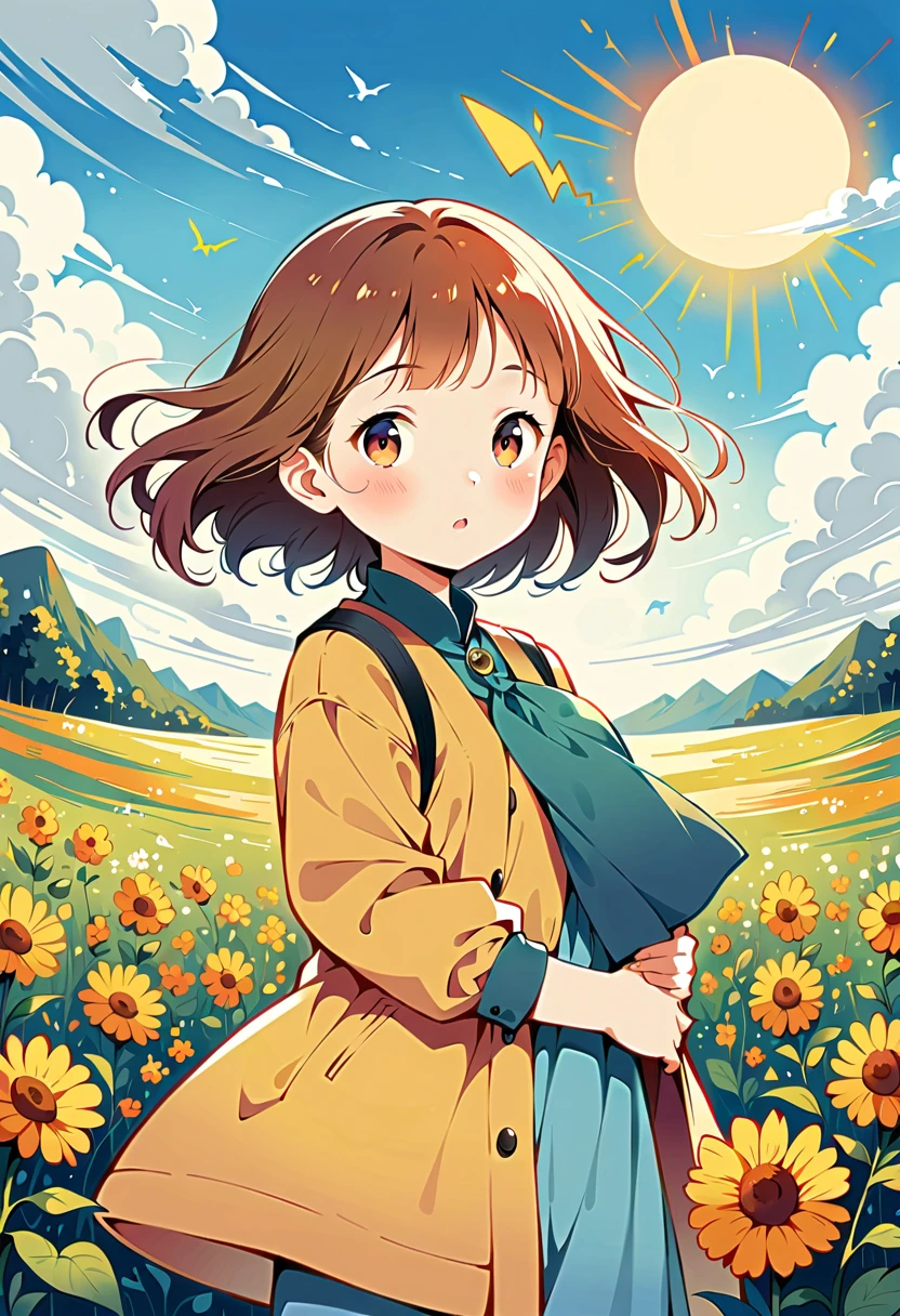 ((anime:1.4,illustration)),(masterpiece, top quality, best quality),(ultra-detailed, absolutely resolution),((16k, high res)), BREAK {(anime movie by Studio Ghibli Style: 1.5)},
BREAK {cute scene featuring Pikachu interacting with a rainbow. Use a bright and cheerful color palette with soft, painterly strokes. Pikachu should be standing joyfully at the end of a vibrant rainbow, surrounded by a field of blooming flowers and a clear blue sky. Include elements like fluffy white clouds and sun rays shining down to create a whimsical and enchanting atmosphere. The overall vibe should be warm and heartwarming, capturing the playful and magical essence of Pikachu and the rainbow.}