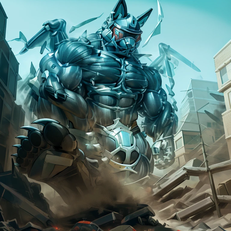 (masterpiece. official art. 8k. best quality. detailed full body. full body.)
(situation 1 : dominating LUCARIO. Height 10000m.)
(Additional details 1: wearing a full-face helmet. helmet is jet black. The color of NANOSUIT is jet black. high-tech bio-mecha armor. real texture material. whole body shines like metal. Wearing cyberpunk mecha. emphasizes the muscles. suit fully made of metal. intricate armor. Robotic suit. suit fully made of metal. NANOSUIT with the same design as LUCARIO.). (Lucario has 5 toes.)
(Additional details 2: (Detailed head. Detailed Body. Detailed abs. gigantic muscles. HYPER MUSCLES. Gigachad Muscular. big muscle. pecs. triceps. traps. unusually developed muscular body. body full of huge muscles. showing off muscles. pectorales enormes. Exaggeratedly huge muscles. huge muscles. long legs.).
(Additional details 3: nj5furry, Spread wings. It has wings. black have big wings. The claws are sharp. Sharp teeth.5 toes.). (Additional details 4: black color hyper penis. hyper black penis. big penis) (Additional details 5 : Spraying hyper cum up everywhere into the sky from his erect penis. wide spray of cum, covered in cum, cum splashing in front of camera, bukkake, earth is under a thick later of cum.) He is laughing defiantly.