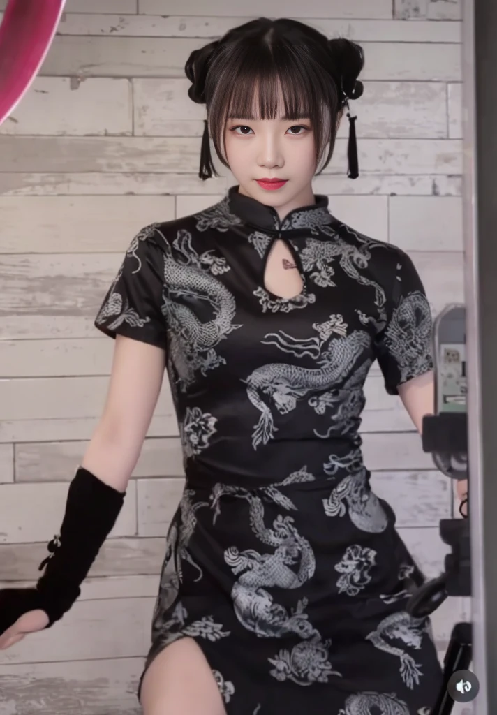 Girl in cheongsam