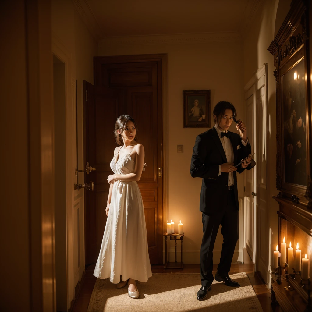 One day, the guests come to their senses after being invited to a suspicious party, and they are detained in the mansion, and they try to escape from the mansion by using objects around them while being careful of those who seek their lives. The hosts try to recover the memories by removing intruders who stole their belongings while they lost their memories. The Made spy tries to exterminate the guests by assisting such hosts.