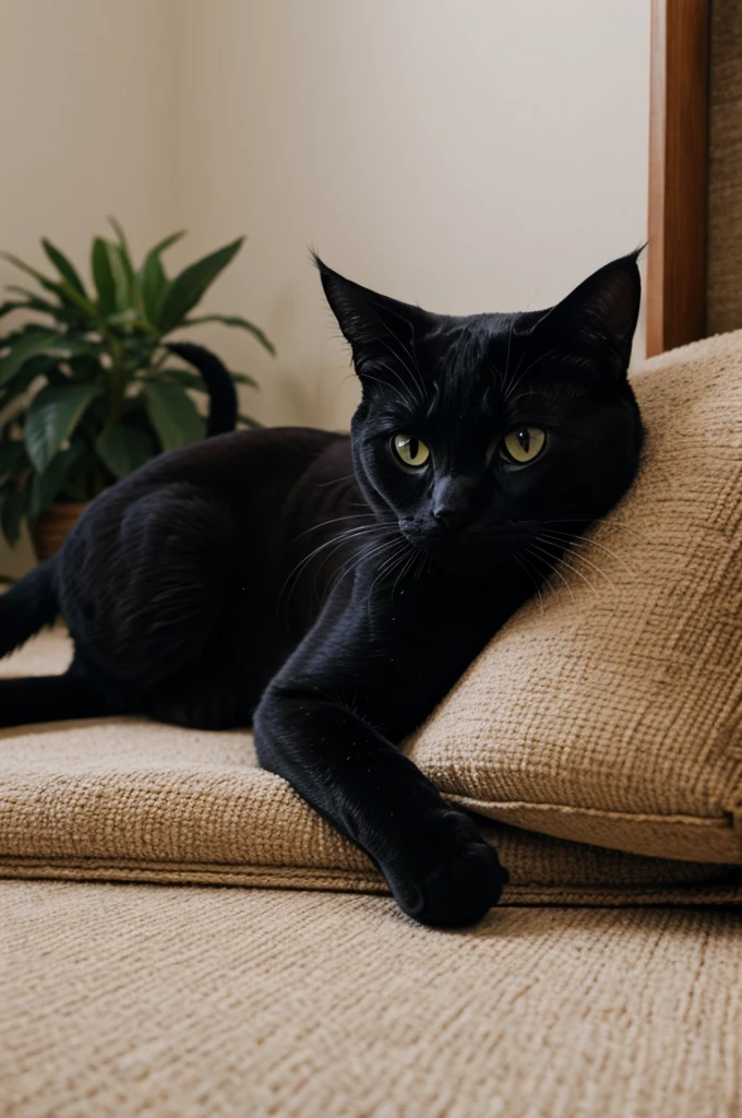 cute black cat
