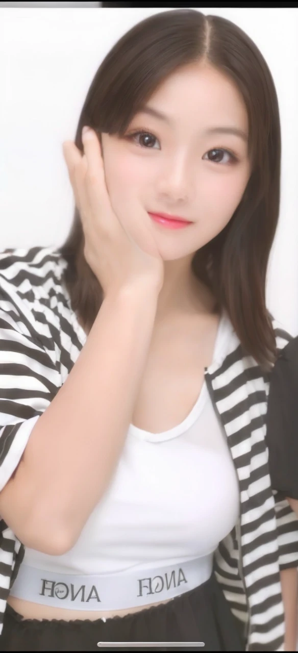 One girl,Long Hair,smile, ((Maid clothes)),(Streets in the city) RAW Photos, (photoRealistic:1.37, Realistic), Highly detailed CG integrated 8K wallpaper, View your viewers, (((Straight from the front))), (high qualityスキン:1.8, Shiny skin), 8K Ultra HD, Digital SLR, Soft lighting, high quality, Film Grain, Fujifilm XT3, ((Upper Body:1.6)), (Professional Lighting:1.6)、Large Breasts、No clothes、I&#39;m not wearing anything、I want to see up to my knees