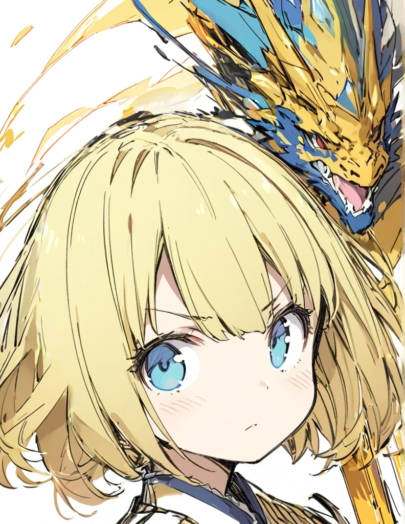 (Sketches)Golden giant flame