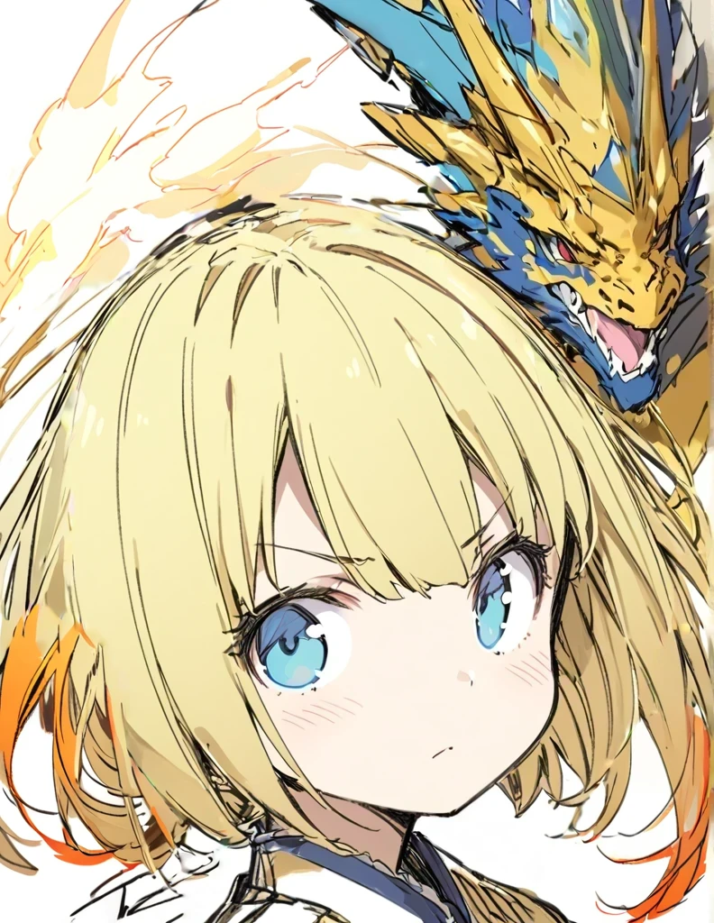 (Sketches)Golden giant flame