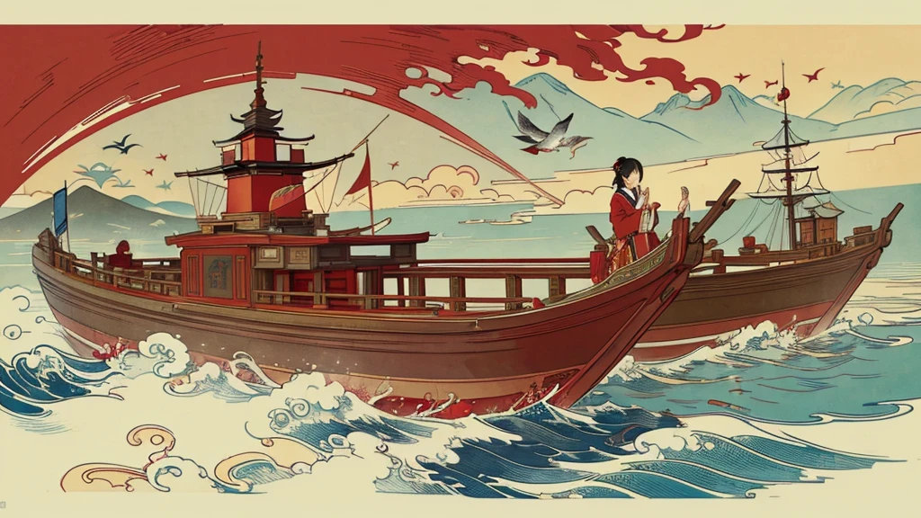 一份围绕Long的海报,Elements to be included in the screen,Warm colors,有red flag元素,Rich graphics,theme:Long,Everlasting shining colors:red、gold、、Dark tone image elements:Fighters of the Red Army、Snow Mountain、grassland、river、red flag、Red stars、Pigeon overall layout:The clever combination of image elements and text elements,Forming an organic overall creative highlight:Collage、illustration、Paper cutting and other artistic techniques