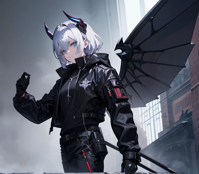 Masterpiece, Spike Robot Spider Moth Minotaur, Techwear Jacket, Big Black Angel Wings, Church at Moscow, Yongseok Jo Style