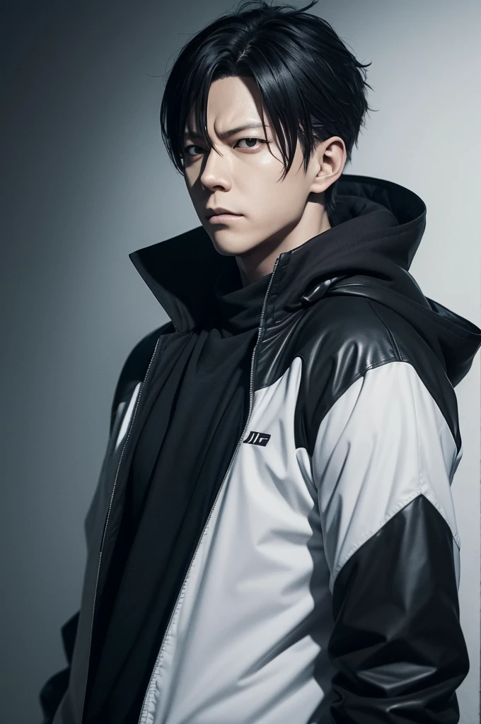Create an image that serves as wallpaper for my cell phone of the character Yuta Okkotsu from the anime Jujutsu Kaisen 