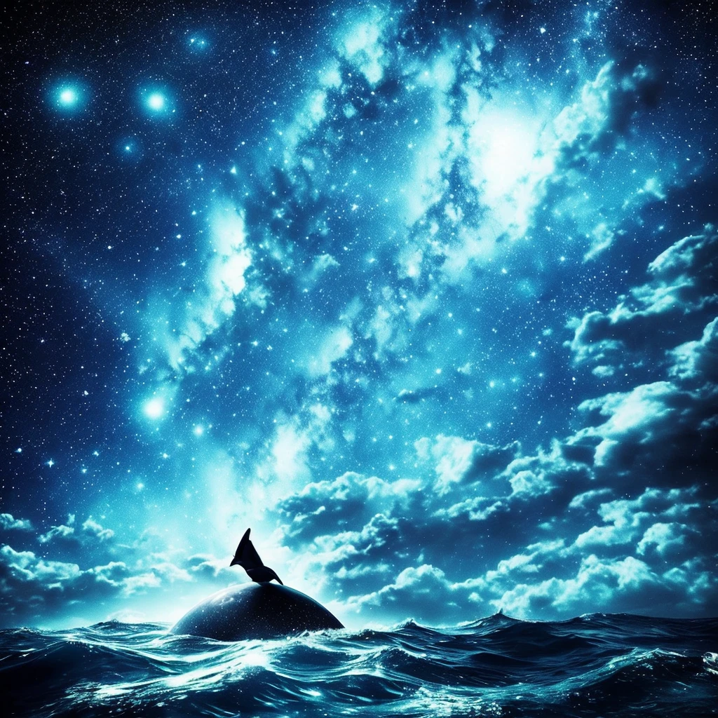 Among the stars, constellations of dream sharks,
floating in the bottomless ocean,
searching for lost memories of planets,
that fell from the eyelashes of the angels of oblivion.