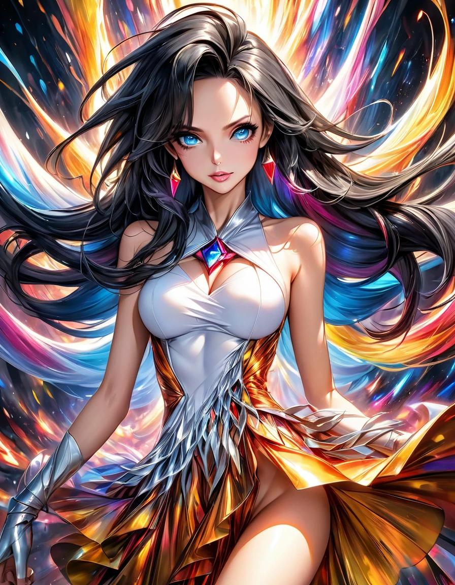 atmosfera black diamond aadira homen de ferro terror dark furious evil Goku sexy big tits Angelina jolie,loira yellow In a mesmerizing cascade of color and light, an enchanting anime leão power girl candroites viewers with her ethereal beauty. Her delicate features are framed by cascading locks of shimmering long silver black hair, her wide, expressive eyes big fire red radiating with emotion. A digital painting brings this stunning character to life, depicting her in intricate detail with a seamless blend of realism and fantasy. Every brushstroke and pixel showcases the artist's skill and dedication, making this image a