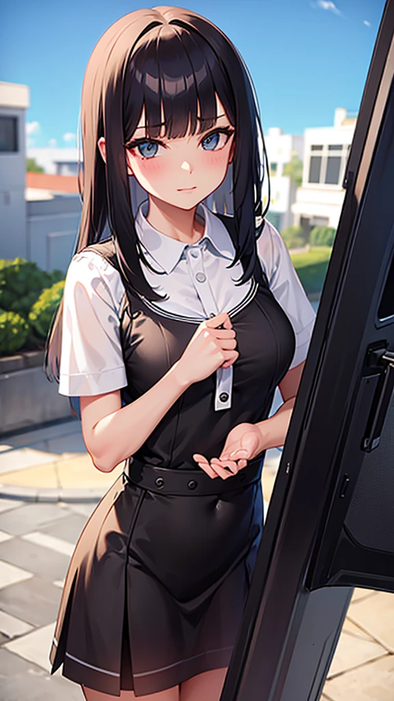 blunt bangs