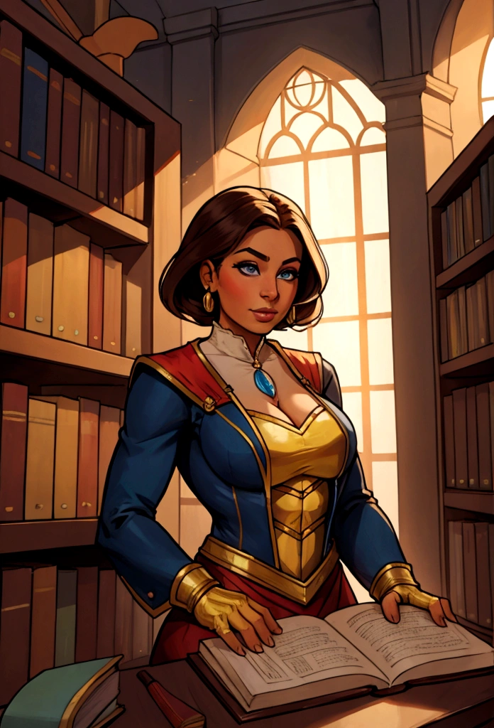 library nuscle woman