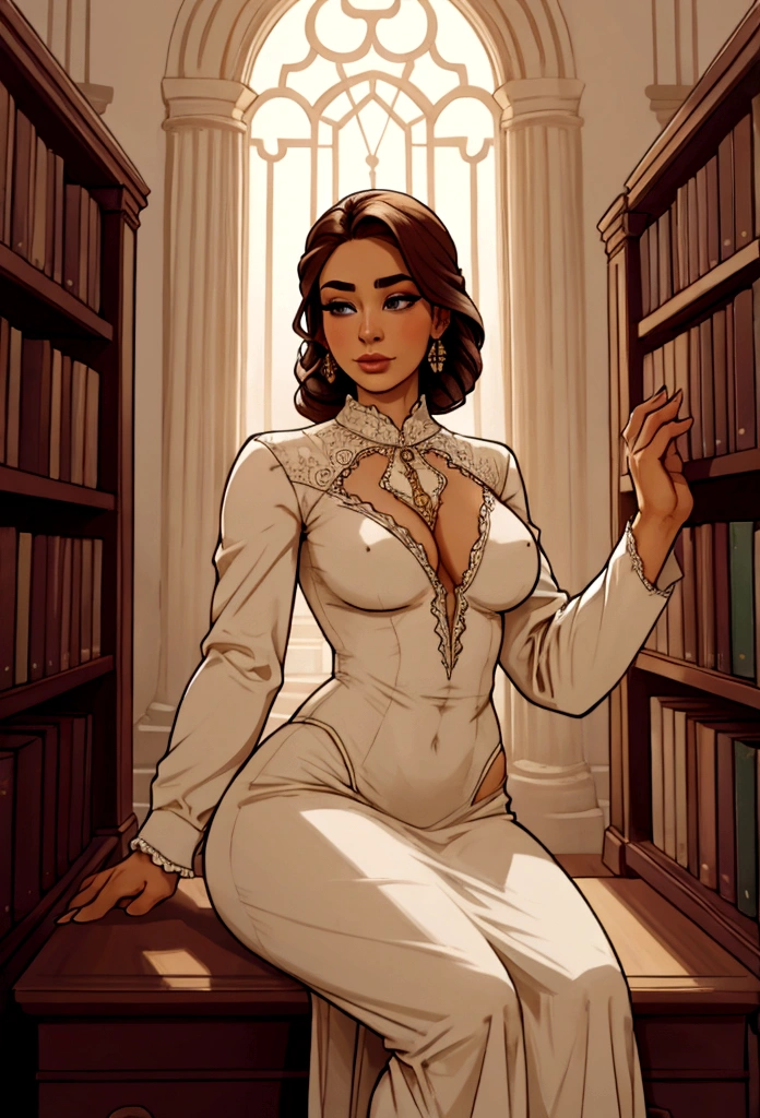 library nuscle woman
