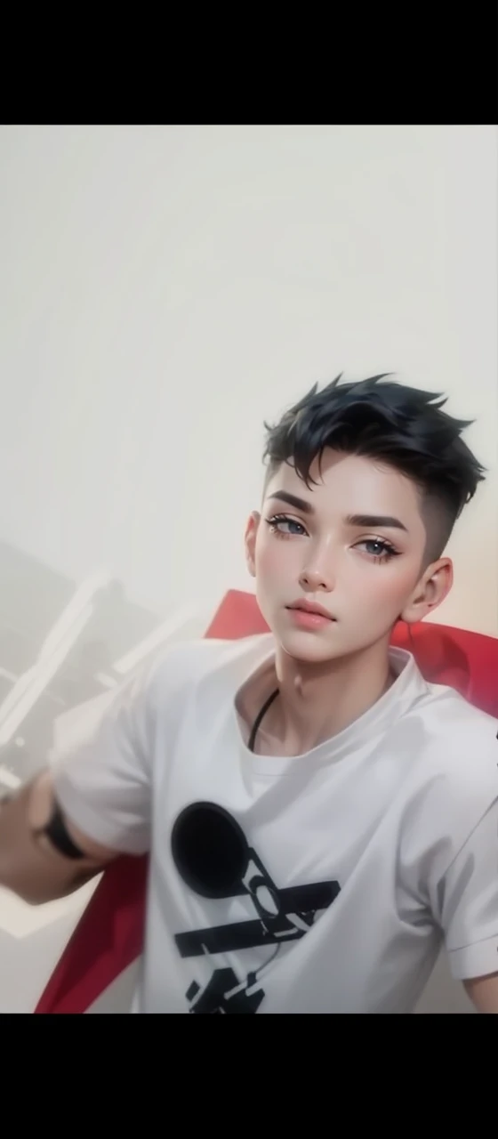 1boy, (extremely beautiful), solo, male focus, cyberpunk, neon lights, vibrant colors, headphones, Cyberpunk, neon, masterpiece, best quality, ultra-detailed, cyberpunk background, detail, in the starry night, moon, explosive and clear eyes, glowing eyes, beautiful details in the wind, little smile.