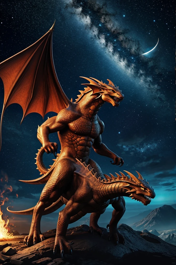 A guy in an unknown universe met a dragon