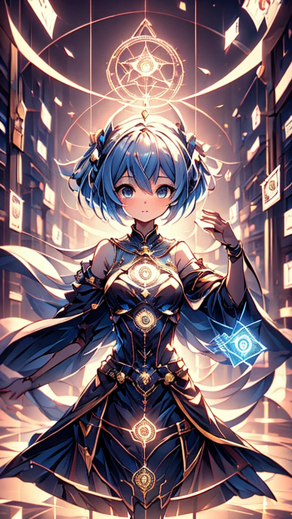 Cards，There are many cards floating in the sky，Girl holding cards，Girl holding a card，Fantasy style，Magic Style，Sci-fi style，Sci-fi style与Magic Style的繁复花纹，Cards are floating in the background，Girl holding cards，Girl holding cards，A girl holding a card with many cards floating behind her，Girl holding a card between two fingers，Girl holding cards，Street background，现代Street background，现代都市Street background，Magic Style的背景，Modern urban background，Magic pattern，magical circle，Cards floating in the sky，Cards floating in the background，Upper body close-up，Close-up above the waist，背景中有很多Cards floating in the air，Cards floating in the air，Tarot cards floating in the air