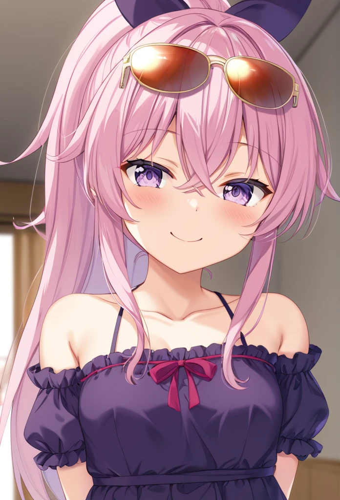 Very Cute girl,big sized boobs,half naked ,ultra realistic eyes, sleeveless white night dress,garden outside, pink colour hair,bright green eyes, ultra realistic detailed eyes, innocent eyes, looking at camera,long pink hair,