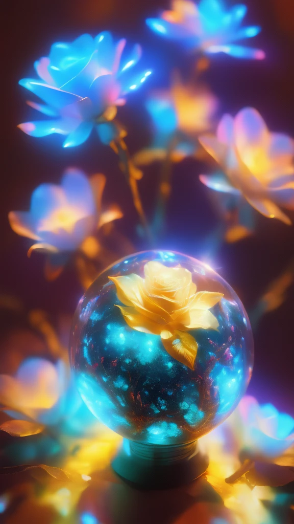 A Chinese astronaut holds a planet in his arms，close up，Glowing fluorescent feeling，Transparency，dream，Monet's color scheme，Texture Matte，high quality，High Definition,Rose red，blue，Neon light，black background