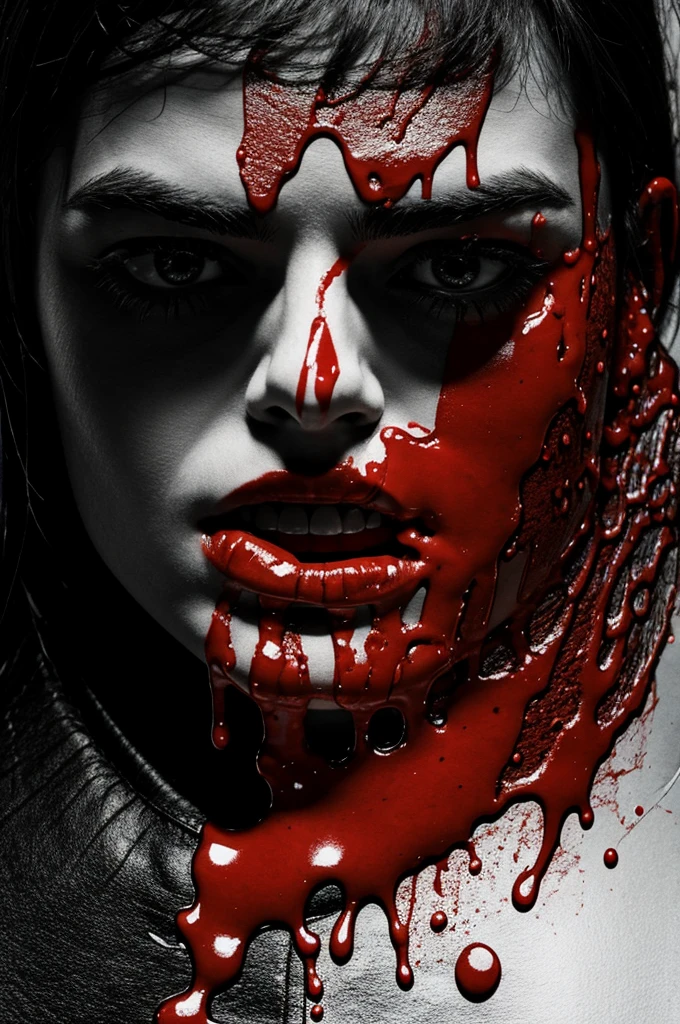 closeup portrait hdr horror otherworldly sensual