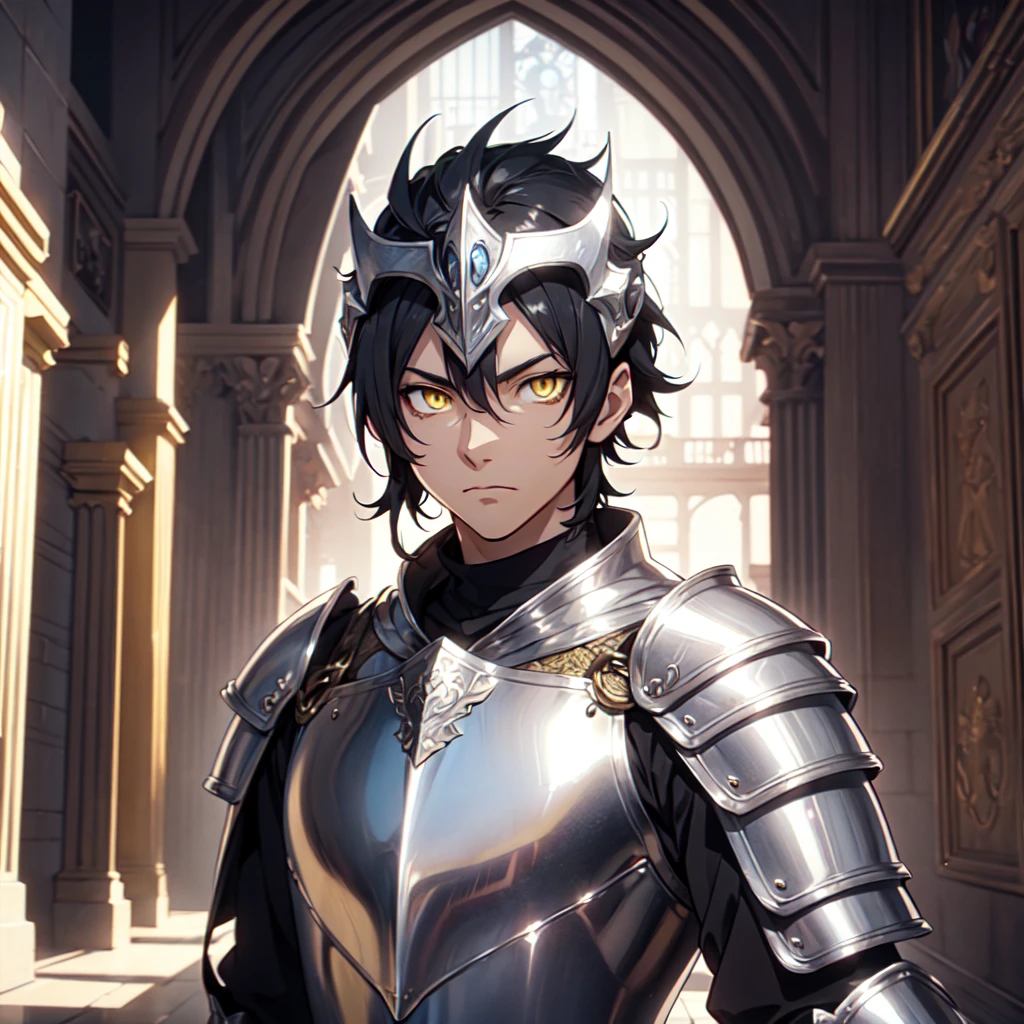 128K Ultra High Definition,
128K Ultra High Quality,
128K Ultra High Resolution,
Best Definition,
Best Quality,
Best Resolution,
Perfectly Detailed,
Perfectly Designed,
Extremely Detailed,
Extremely Designed,
Hyper Detailed,
Hyper Definition,
Hyper Quality,
Hyper Resolution,
Masterpiece,
(((Anime))),
Body Shot,
(((Boy))),
Handsome,
Muscular Body,
(((Black Mid Hair))),
(((Yellow Eyes))),
(((Silver Warlord Armor))),
(((Inside Of Medieval Royal Palace Background Scenery))),