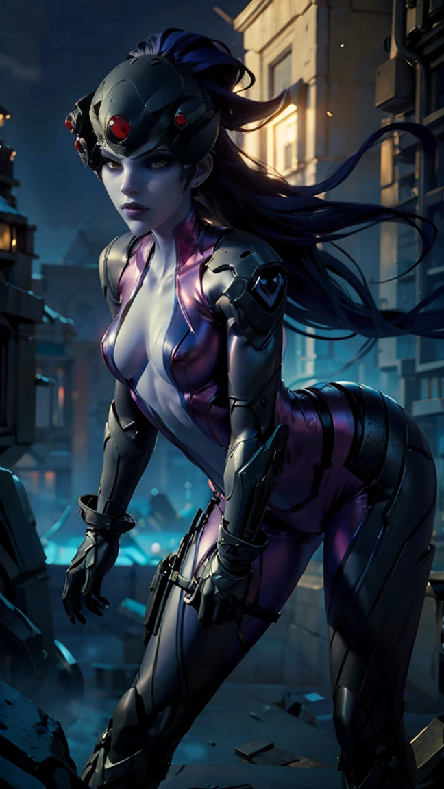 widow maker spider suit visior glasses