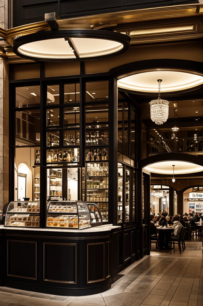 Fashion round stands for a cafe