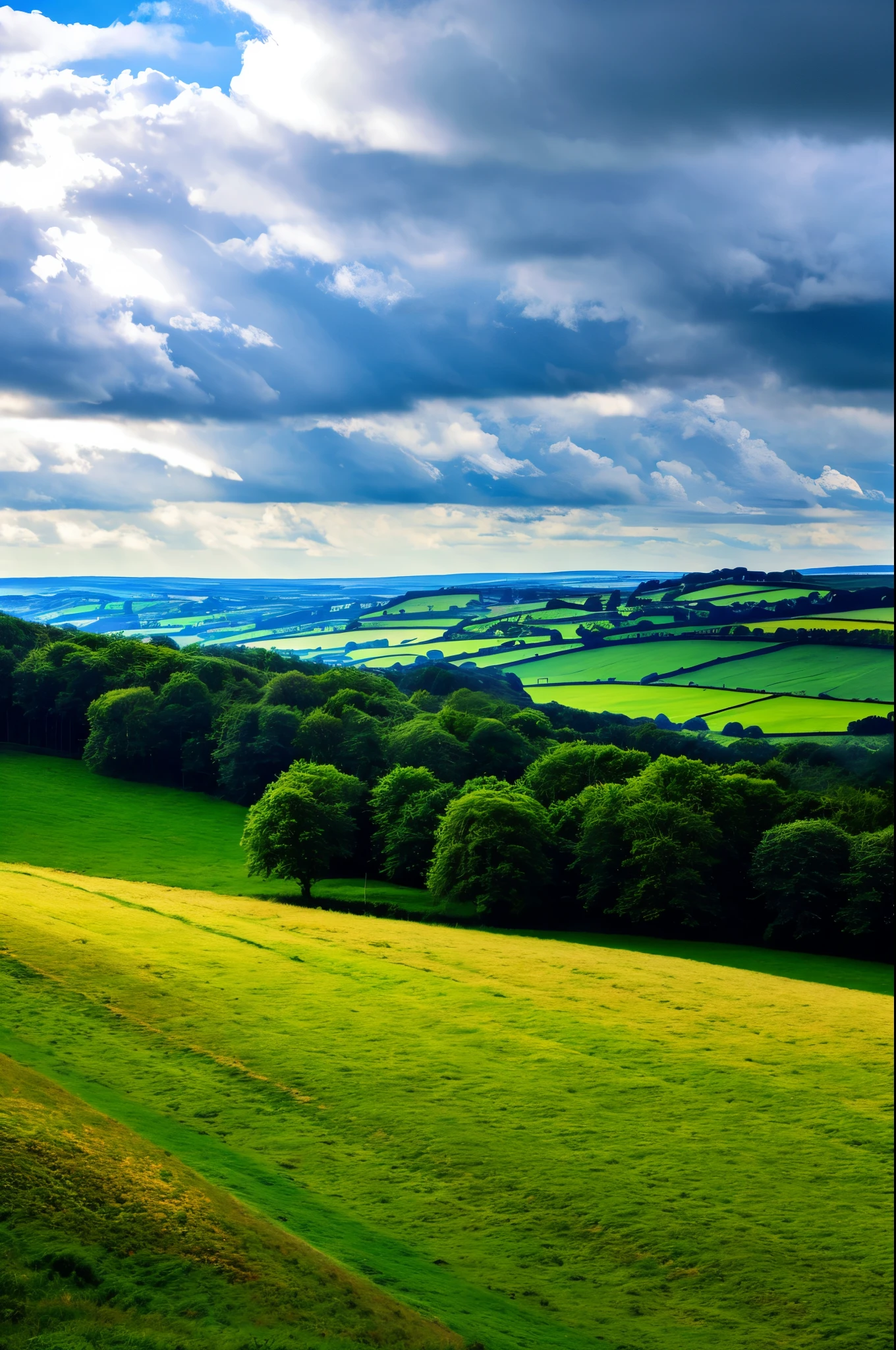 Original landscape,Sky and clouds,Tyndall effect,A country road,Colorful hot air balloon,High quality desktop wallpaper, Verdant forest, Detailed field properties, Beautiful English countryside, Stunning scenery, Rolling Hills, Landscape Wallpaper, Lush countryside, Green forests, Stunning scenery, Green fields in the background, High quality wallpaper, Beautiful wallpapers,Ultra high quality,Ultra HD,Ultra-high resolution