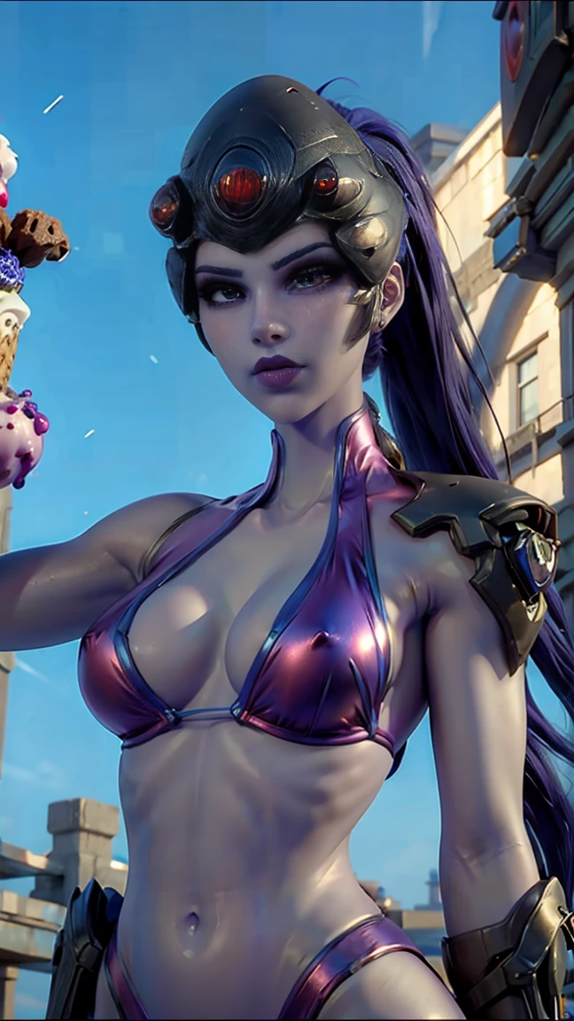 bikini summer woman widow maker ice cream