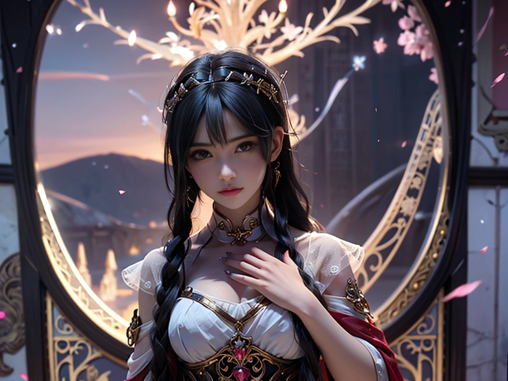 Photo of elegant dresses with steampunk items, modern Paris, intricate, elegant, highly detailed, digital painting, art station, concept art, soft and sharp focus, Illu0.8action, art by artgerm and greg rutkowski and alphonse mucha european skin girl white Red cape, red eyes, sexual positions, white skin, with swastika outfit, Black, Pink, Fuchsia, Red: Portrait of a ghostly long-tailed crystal, white ice crystals, opal snowflakes, rose gold minerals , woman, glowing aura, organically grown frozen crystals, highly detailed, gold and pearl filigree, intricate motifs, organic tracery, Kirnan Shipka, Januz Miralles, Hikari Shimoda, glowing stardust by W. Zelmer, perfect composition, soft and sharp focus , shiny particles, coral reef animated background Young beautiful and realistic woman, long hair, elegant, very beautiful, Forex Trader, Test, highly detailed and highly realistic deep colors, sex